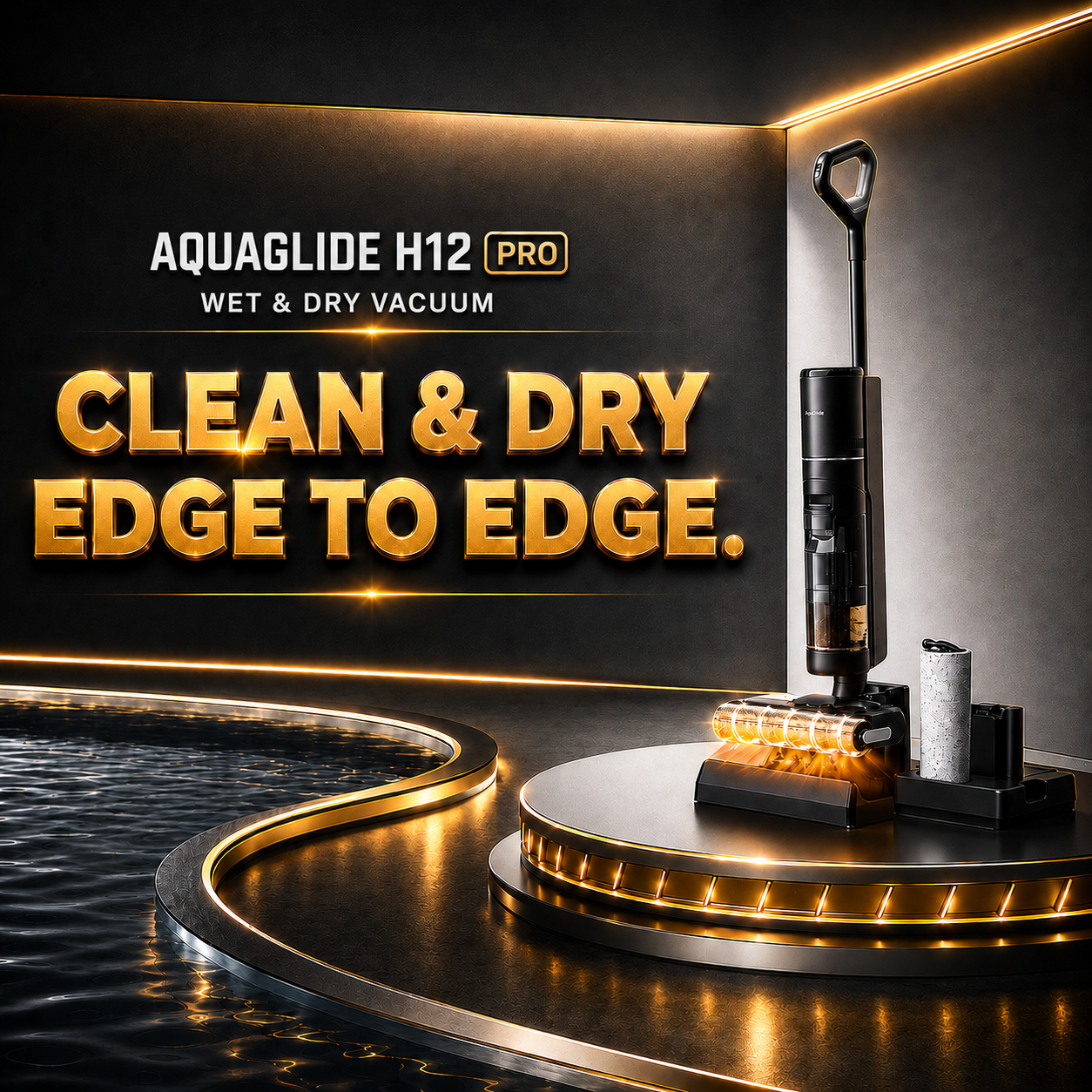 AquaGlide H12 Pro Wet & Dry Smart Floor Cleaner