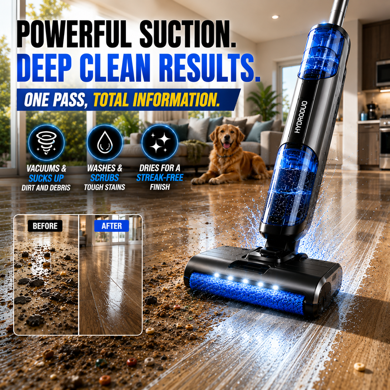 HydroDuo Cordless Floor Cleaner