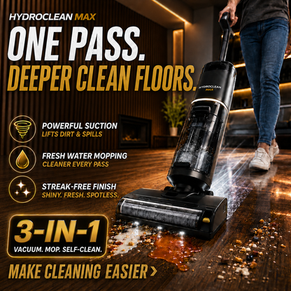 HydroClean Max Wet & Dry Vacuum Mop