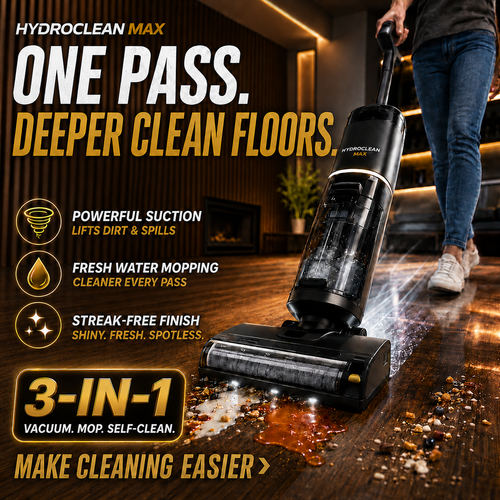 HydroClean Max Wet & Dry Vacuum Mop