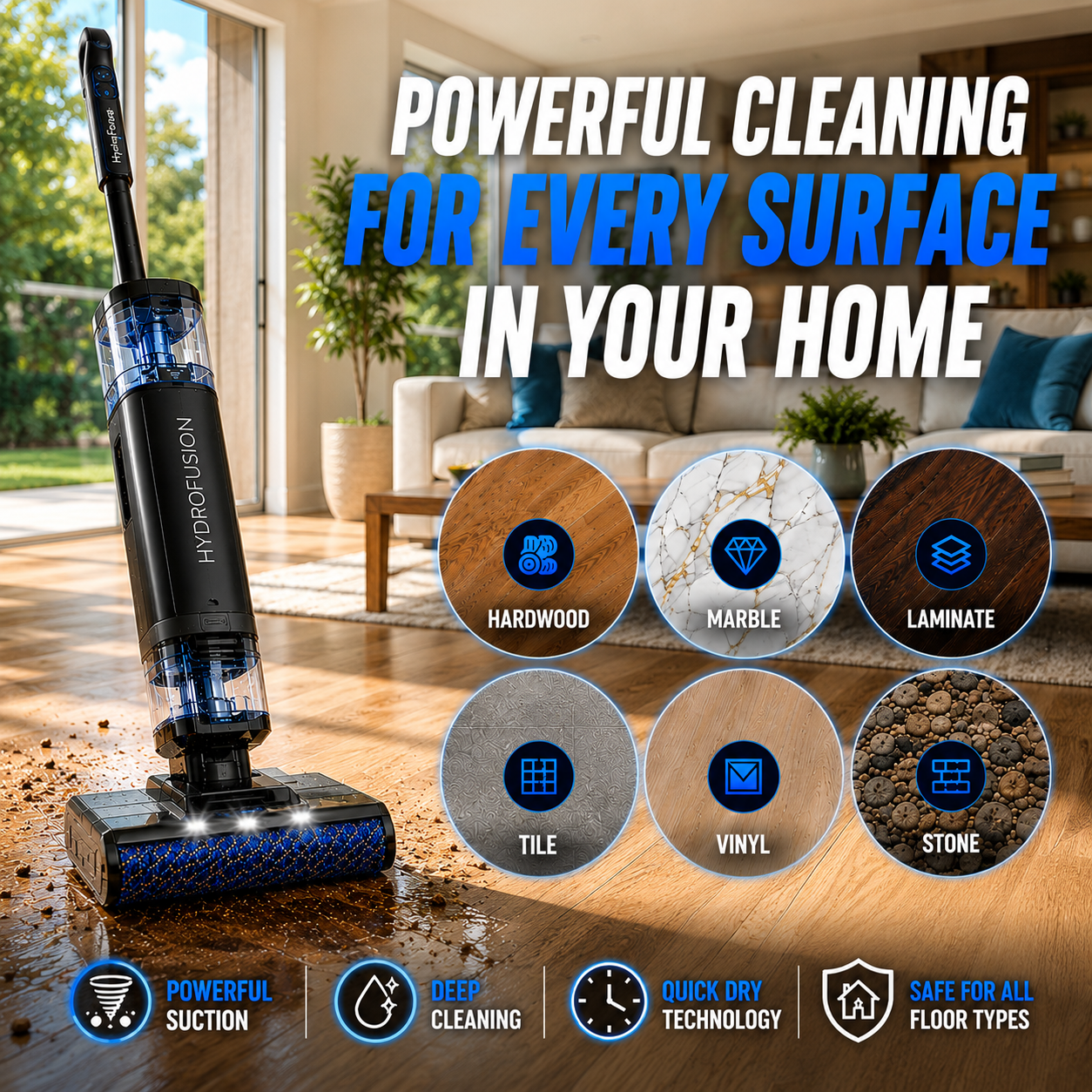 HydroDuo Cordless Floor Cleaner