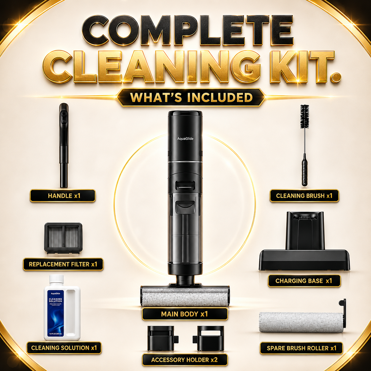 AquaGlide H12 Pro Wet & Dry Smart Floor Cleaner