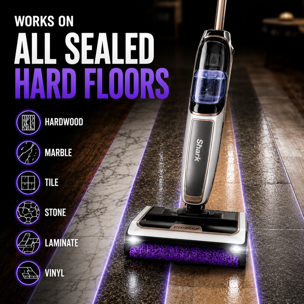 SteamSweep Pro 3-in-1 Floor Cleaner