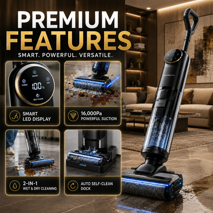 HydroClean Max Wet & Dry Vacuum Mop