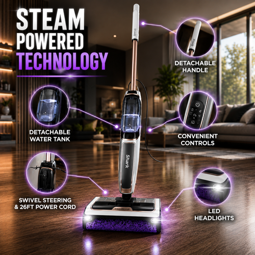 SteamSweep Pro 3-in-1 Floor Cleaner